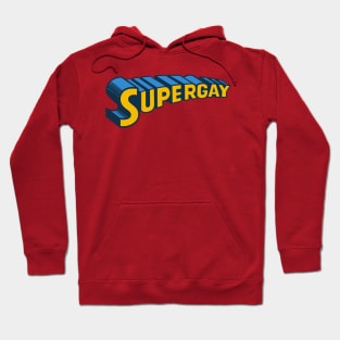 Supergay (blue) Hoodie